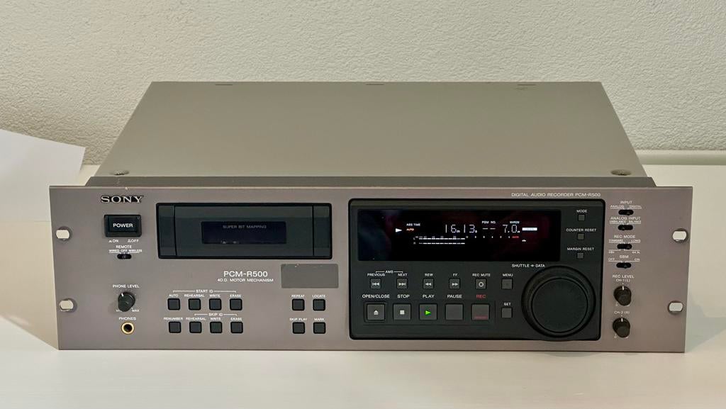 Mooie Sony R500 DAT recorder - serviced, Ophalen, Enkel, Sony, Tape counter
