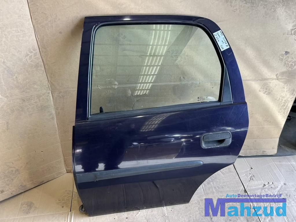 OPEL CORSA B BLAUW Z279 Links achter deur portier 1993-1999, Auto-onderdelen, Gebruikt, Deur, Opel Automobile GmbH, Ophalen of Verzenden