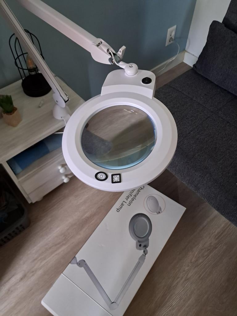 Loep lamp met verlichting, Ophalen of Verzenden