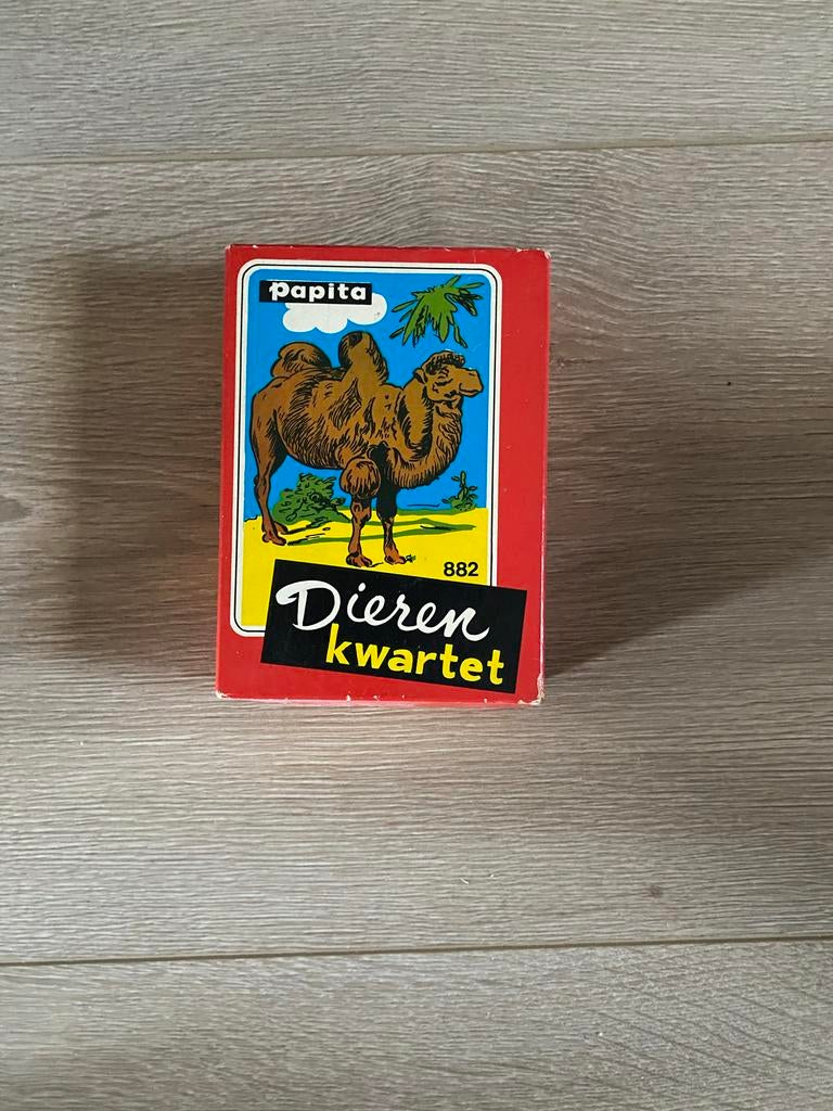 Dierenkwartet Papita - Leerzaam kwartetspel voor jong en oud, Verzamelen, Speelkaarten, Jokers en Kwartetten, Ophalen of Verzenden