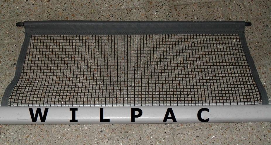 Oprolbaar bagage veiligheidsnet . Volvo . V50 beige grijs ., Ophalen, Gebruikt