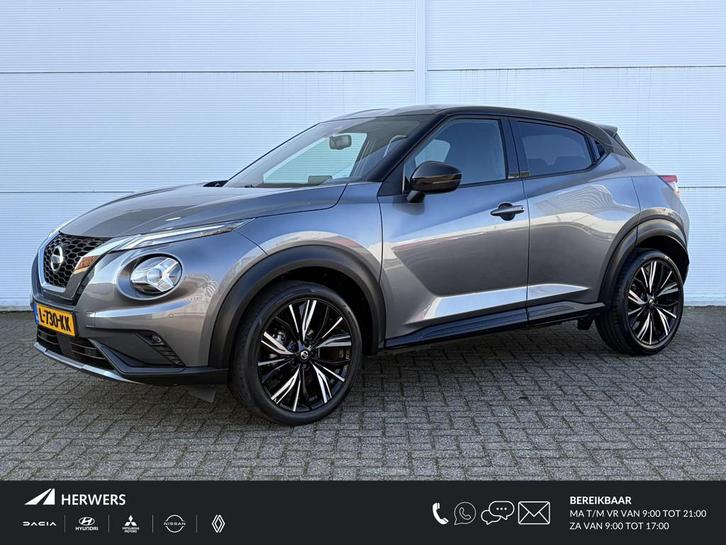 Nissan Juke 1.0 DIG-T N-Design / Dealer onderhouden / airco, Auto's, Nissan, Bedrijf, Te koop, Juke, ABS, Achteruitrijcamera, Airbags