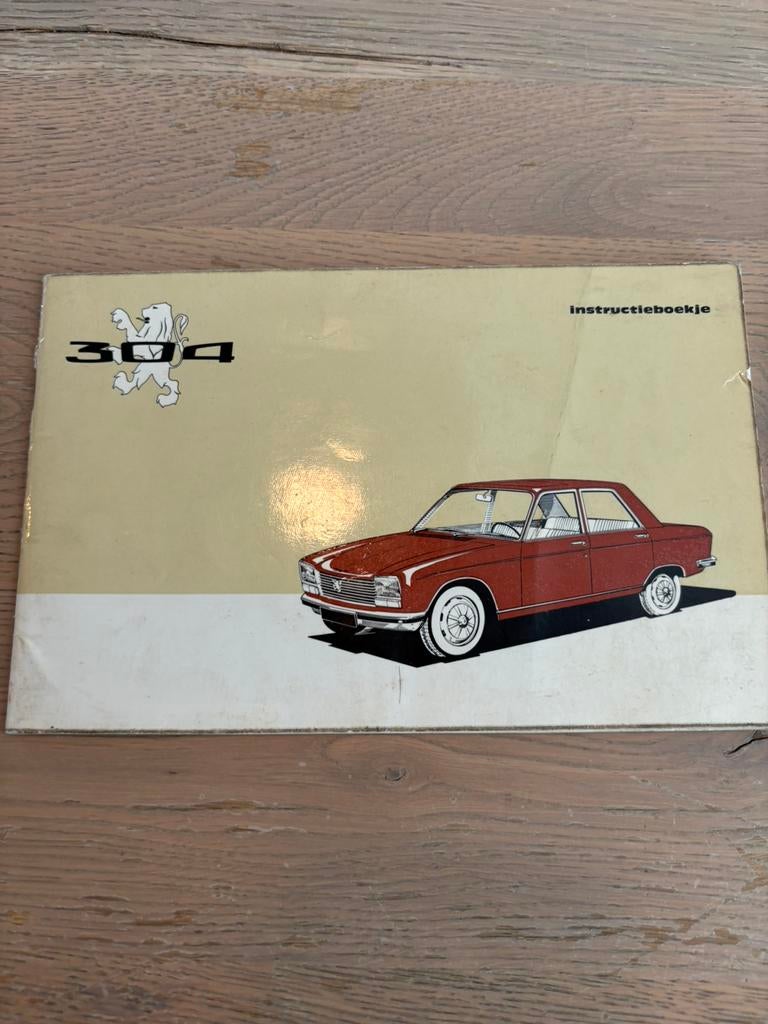 Insrructieboekje/ handleiding Peugeot 304, Ophalen of Verzenden