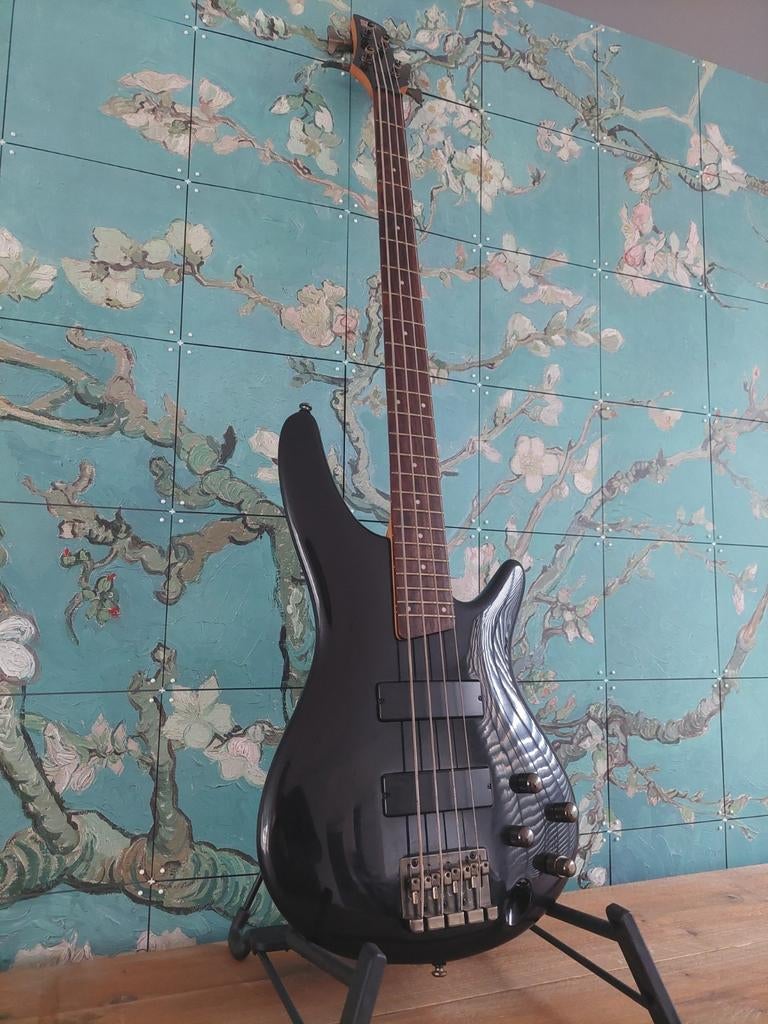 👉 Ibanez SR-300 SDGR Sound Gear Elektronic Bass! Zwart ️⚫️, Muziek en Instrumenten, Snaarinstrumenten | Gitaren | Bas, Ophalen of Verzenden