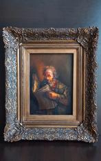 Antiek Olieverfschilderij op doek, een tijdloze uitstraling, Ophalen of Verzenden