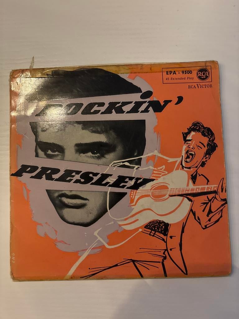 Elvis Presley - Rockin' Presley 45 toeren vinyl, Ophalen of Verzenden, Gebruikt
