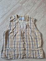 Beige kleurig Geruit gilet van Vanilia maat m. Gilet is mins, Maat 38/40 (M), Vanilia, Beige, Ophalen of Verzenden
