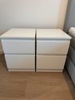 Twee IKEA Kullen nachtkastjes, Huis en Inrichting, Slaapkamer | Nachtkastjes, Ophalen, Gebruikt, Minder dan 45 cm, Minder dan 55 cm