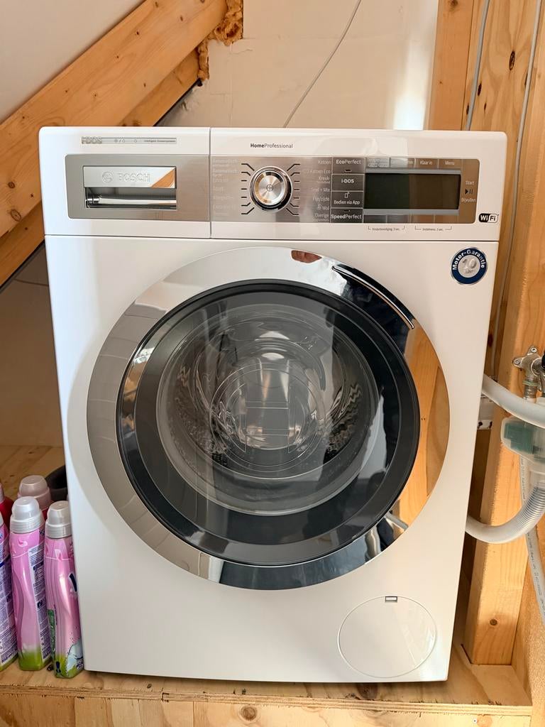 Bosch Wasmachine, Ophalen, 1200 tot 1600 toeren, 8 tot 10 kg, Zo goed als nieuw