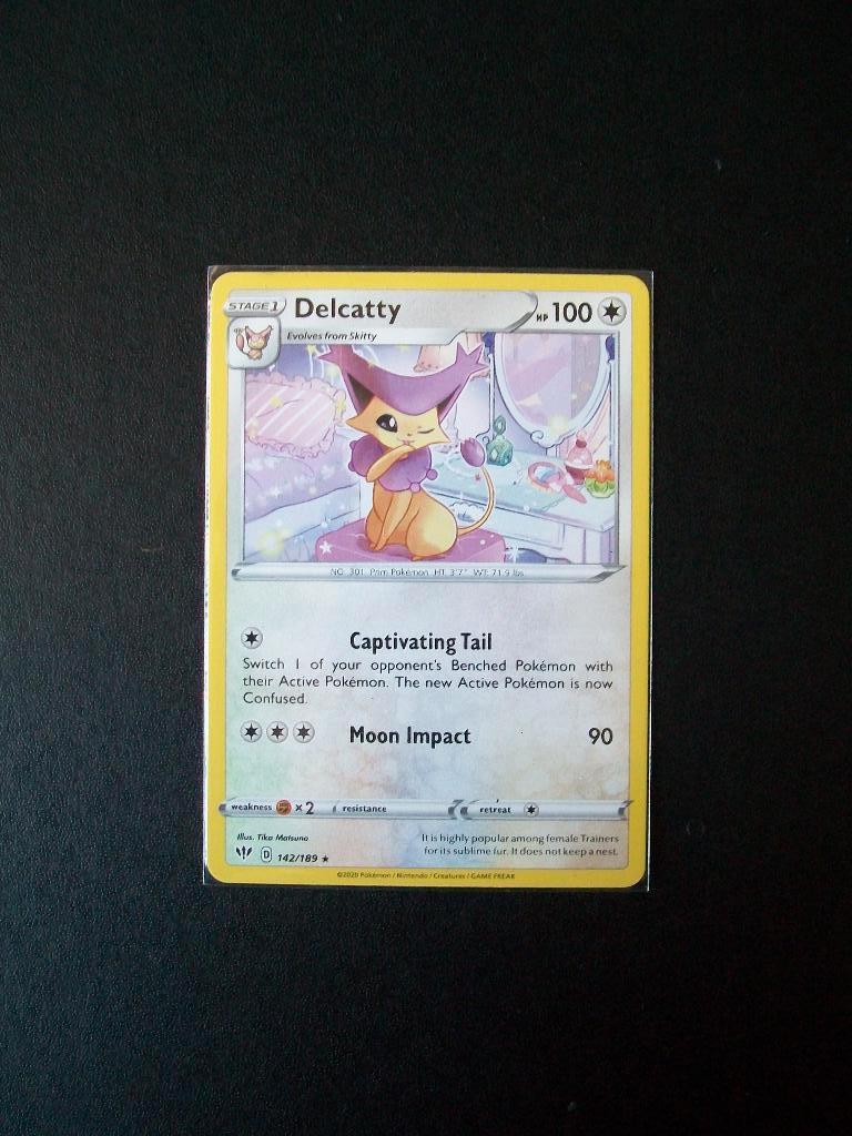 8908: Nieuwe Pokemon Kaart DELCATTY hp 100 (142/189), Verzenden, Nieuw, Losse kaart