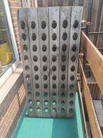 Authentiek Champagne Pupitre Rek - Houten Flessenrek, Ophalen, Gebruikt, 25 flessen of meer, 75 cm of meer