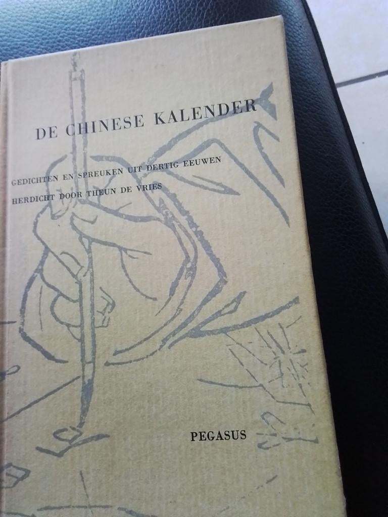 De Chinese Kalender - Gedichten en Spreuken, Ophalen of Verzenden, Gelezen, Theun de Vries, Eén auteur