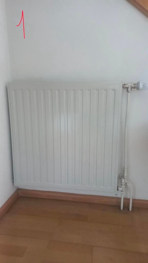 Verwarmingelementen (5 st) en convectorput. (1 st), Doe-het-zelf en Verbouw, Verwarming en Radiatoren, Ophalen, 30 tot 80 cm, Radiator
