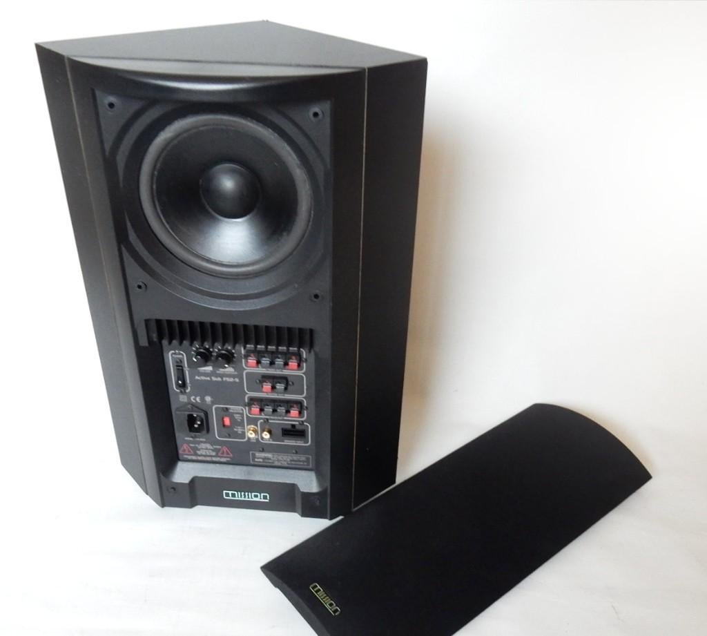 Mission FS2-S Britse sub woofer in goede staat., Audio, Tv en Foto, Luidsprekers, Overige merken, Gebruikt, Subwoofer, Ophalen of Verzenden