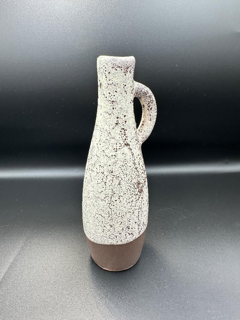 Strehla Fat Lava Vaas DDR Keramiek Oost-Duitsland, Overige kleuren, Aardewerk of Porselein, Ophalen of Verzenden, Zo goed als nieuw