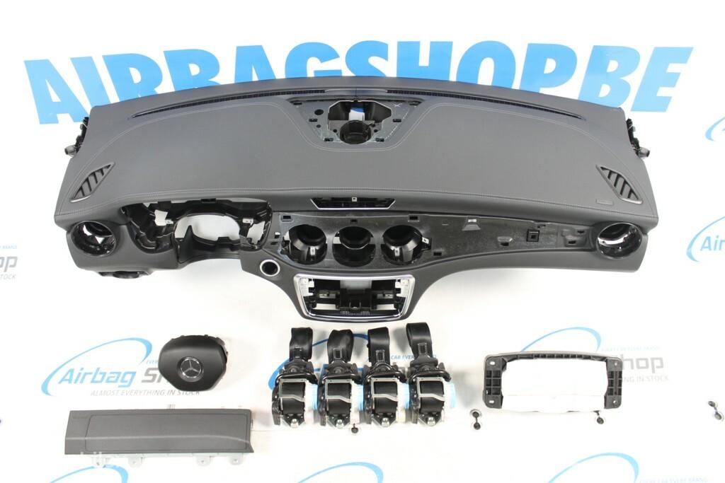 Airbag set - Dashboard grijs leder Mercedes CLA Klasse C117, Auto-onderdelen, Dashboard en Schakelaars