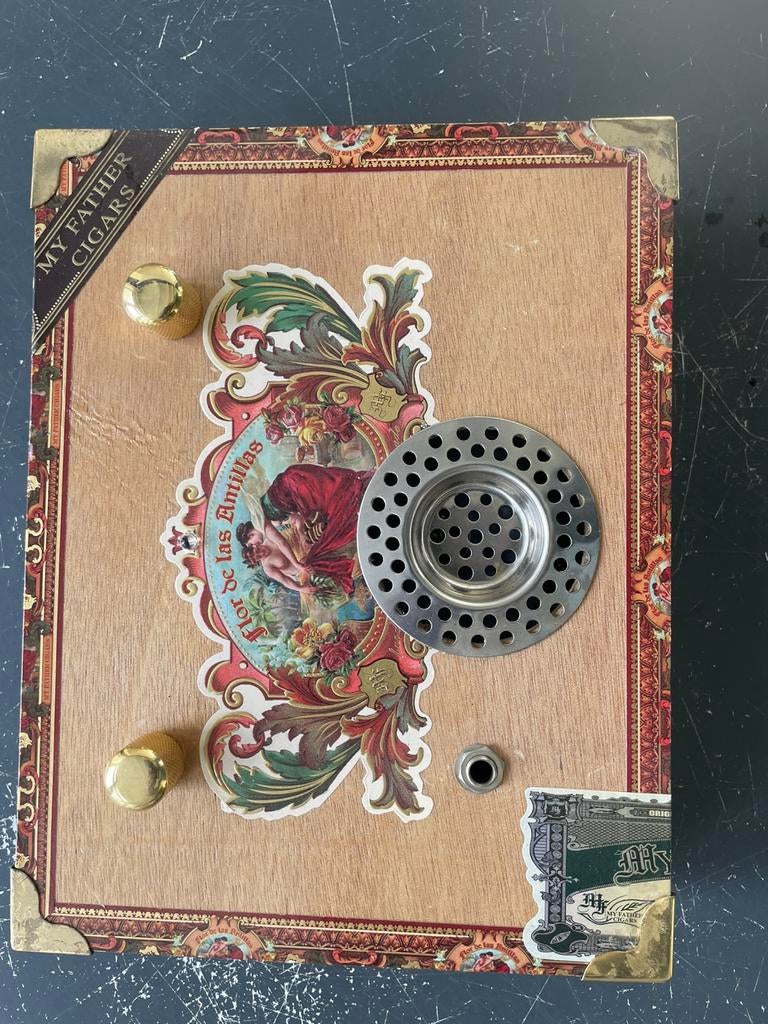 Cigarbox versterker voor ukelele en gitaar, Ophalen of Verzenden, Zo goed als nieuw, Minder dan 50 watt