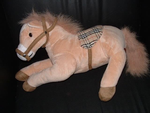GAMBLE PLEASURE PAARD VELOURS ECRU MET WITTE SNUIT, Ophalen of Verzenden, Nieuw, Overige typen