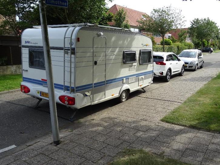 Caravan Hobby 440 SF De Luxe Easy (2001), Caravans en Kamperen, Caravans, Particulier, tot en met 4, 1000 - 1250 kg, Treinzit
