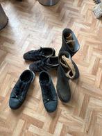 Gratis herenschoenen maat 41/42, Ophalen, Gedragen, Zwart, Sneakers of Gympen