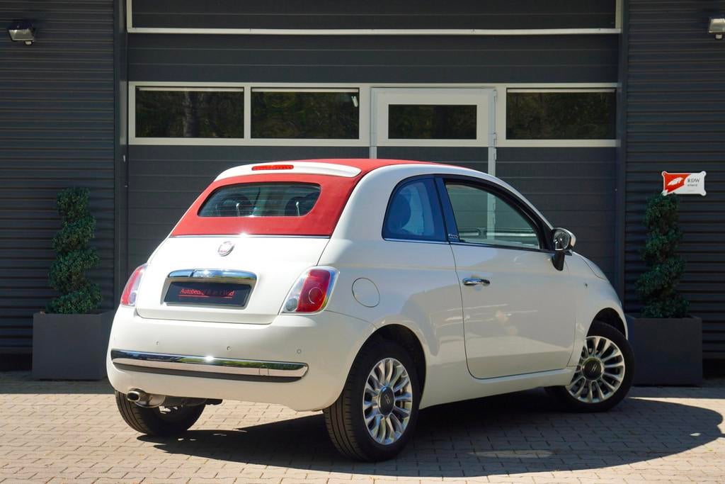 Fiat 500 C 1.2 Lounge LEDER|AIRCO|INTERSCOPE AUDIO|PDC|LM VE, Gebruikt, 4 cilinders, Cabriolet, 4 stoelen