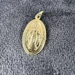 Gouden hanger | 14K | 1,92gr | ovaal maria | 404082, Overige voorstellingen, Ophalen of Verzenden, Zo goed als nieuw, Goud