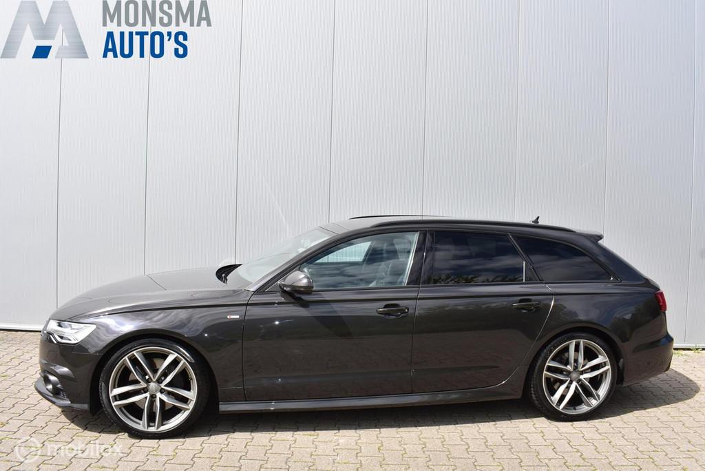 Audi A6 Avant 3.0 TFSI q. MTM 440pk Oolonggrau RS-stoelen AC, Gebruikt, 2995 cc, Adaptive Cruise Control, 1790 kg