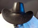 Cowboy hoed zwart – western style – festival / country 🤠, Kleding | Dames, Ophalen of Verzenden, Nieuw, 58 cm (L, 7¼ inch) of meer