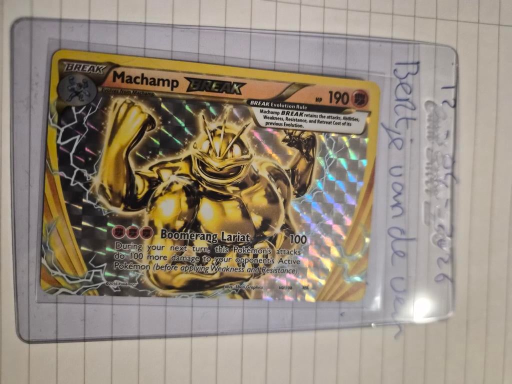 Machamp BREAK Pokmon Kaart - Zeldzaam Foil  Verzamelkaartspellen |  Pokmon  Marktplaats