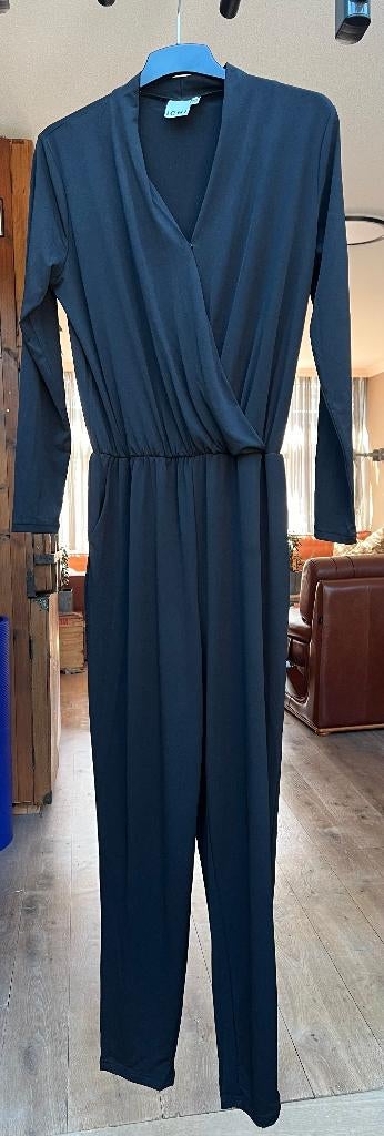 Ichi zwarte jumpsuit – maat L/XL, Kleding | Dames, Jumpsuits, Zwart, Maat 46/48 (XL) of groter, Ophalen of Verzenden, Zo goed als nieuw