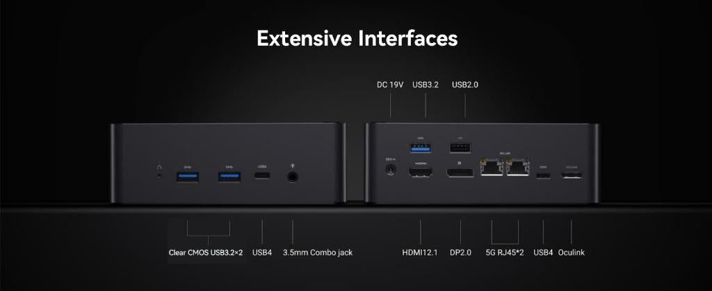 AtomMan X7 Ti Mini-pc Intel Core Ultra 9 185H, 32 GB / 1 TB, Minisforum, 32 GB, Intel Core i9, Ophalen of Verzenden