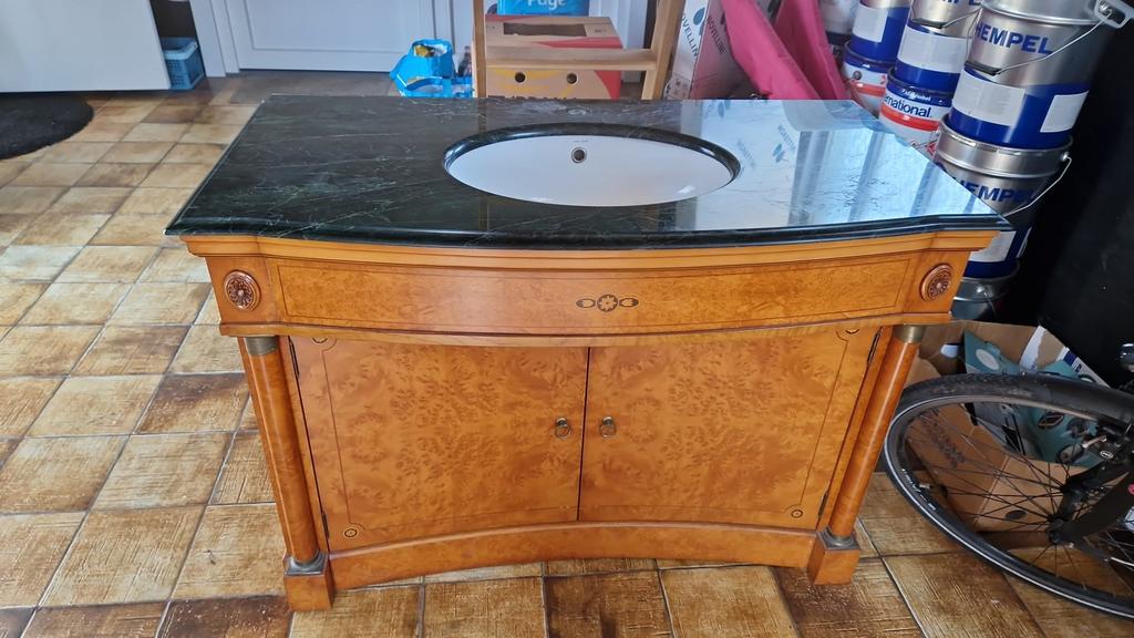 Wastafel badkamer, Ophalen, Overige typen, 50 tot 100 cm, Zo goed als nieuw