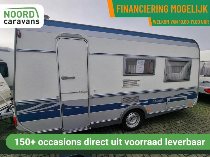 Fendt saphir 450 AIRCO + VOORTENT + LUIFEL + DWARSBED, Caravans en Kamperen, Caravans, Bedrijf, tot en met 4, 1000 - 1250 kg, Fendt