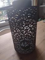 Metalen lantaarn 40 centimeter hoog  en 20 diameter, Ophalen of Verzenden, Metaal, 25 tot 50 cm