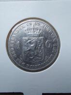 Zilveren 1 Gulden 1909 Wilhelmina, Postzegels en Munten, Munten | Nederland, 1 gulden, Zilver, Ophalen of Verzenden, Koningin Wilhelmina