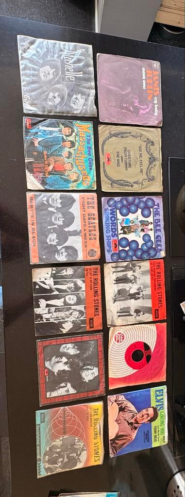 Grote collectie vinyl singles van The Beatles, Rolling Stone, Cd's en Dvd's, Vinyl Singles, Ophalen, Gebruikt, Originele persing