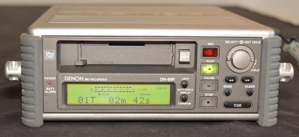Denon DN-80R Pro Portable MiniDisc Recorder, Audio, Tv en Foto, Walkmans, Discmans en Minidiscspelers, Ophalen of Verzenden, Minidisc-recorder
