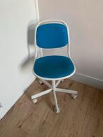 Gratis IKEA kinderbureaustoel, Ophalen, Gebruikt, Blauw, Bureaustoel