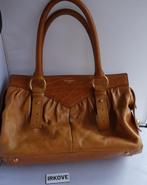 LEREN VINTAGE TAS VAN * Yves Saint Laurent !!*, Verzenden, Zo goed als nieuw, Bruin, Handtas