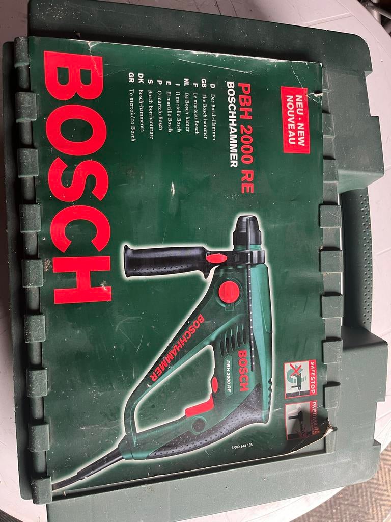 Bosch PBH 2000 RE Boorhamer, Ophalen of Verzenden, Gebruikt, Boor- en/of Breekhamer