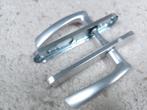 Deurklinken set - Aluminium, Ophalen of Verzenden, Zo goed als nieuw, Overige materialen, Klink of Kruk