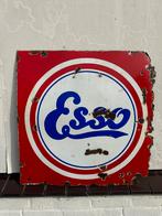 Vintage Esso Emaille Reclamebord - Authentiek en Uniek, Ophalen