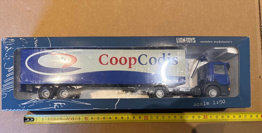 Lion Toys CoopCodis Truck Modelauto 1:50, Overige merken, 1:50 of kleiner, Ophalen of Verzenden, Zo goed als nieuw