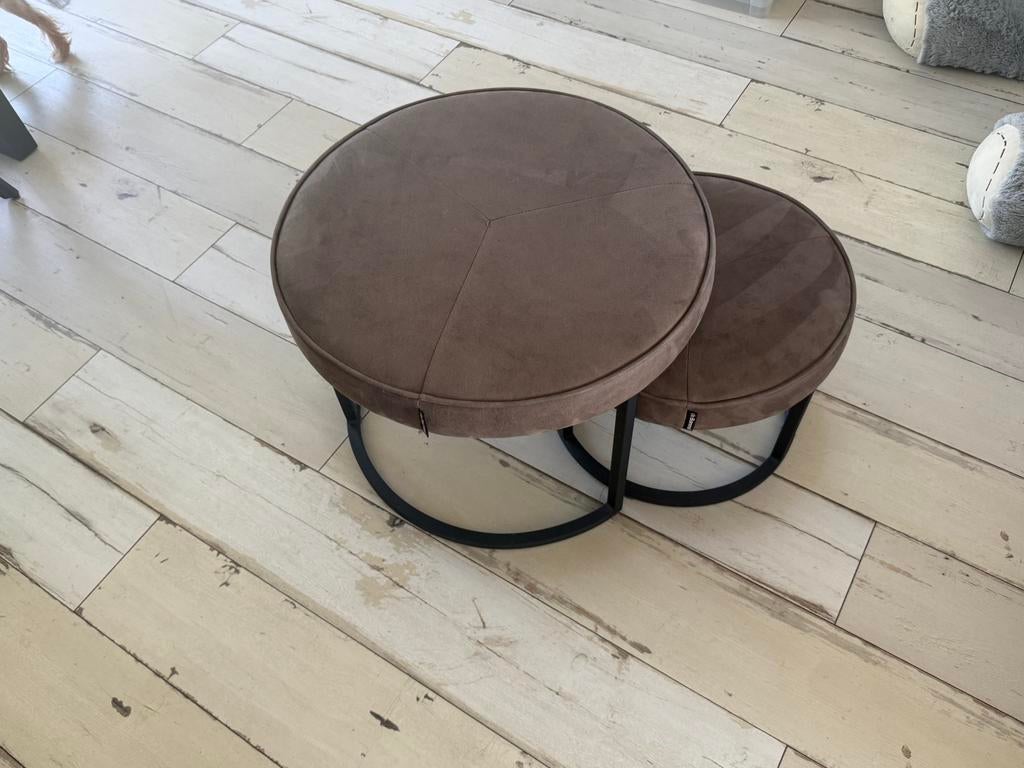 de bommel bijzettafel, 50 tot 100 cm, Rond, Ophalen of Verzenden, Zo goed als nieuw