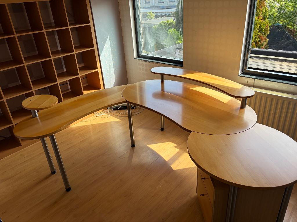 Deens design bureau met losse ladekast, Ophalen, Gebruikt, Scandinavisch, Overige merken