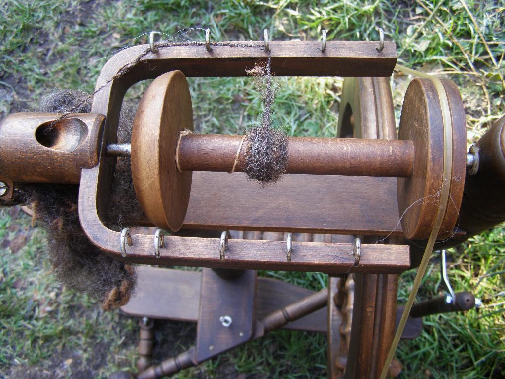 Spinnewiel type edammertje spinnen schapenwol wol, Hobby en Vrije tijd, Spinnewielen en Spinnen, Ophalen, Gebruikt, Spinnewiel