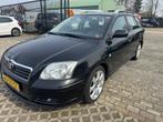 Toyota Avensis Wagon 2.0 VVTi Linea Luna, Auto's, Voorwielaandrijving, 4 cilinders, Zwart, Origineel Nederlands
