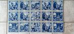 Delfts Blauwe tegels - Oude Ambachten Jan Luyken., Ophalen of Verzenden