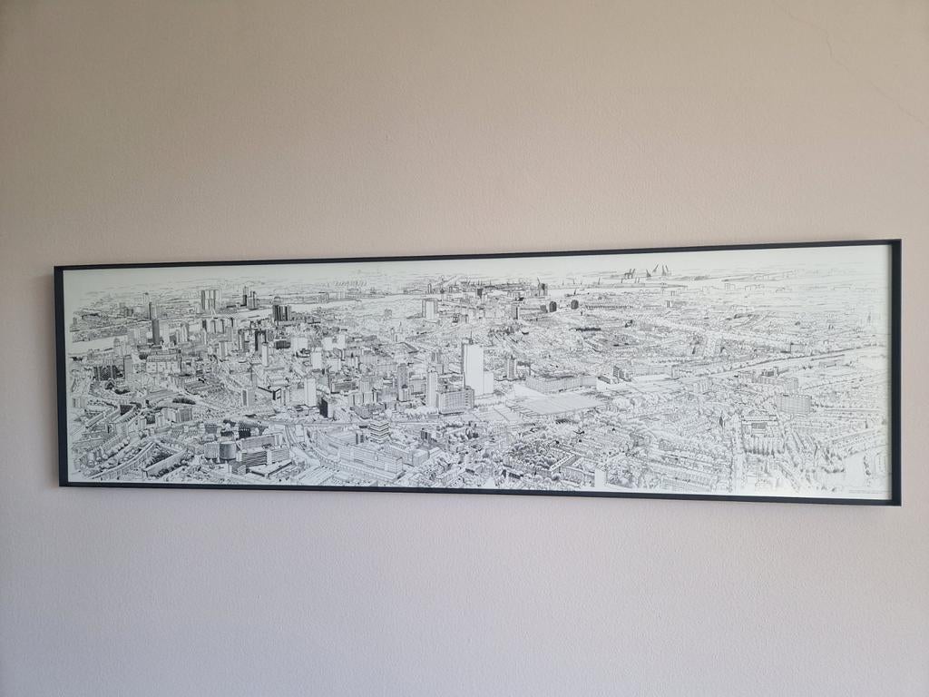 Pentekening van Rotterdam, Ophalen of Verzenden