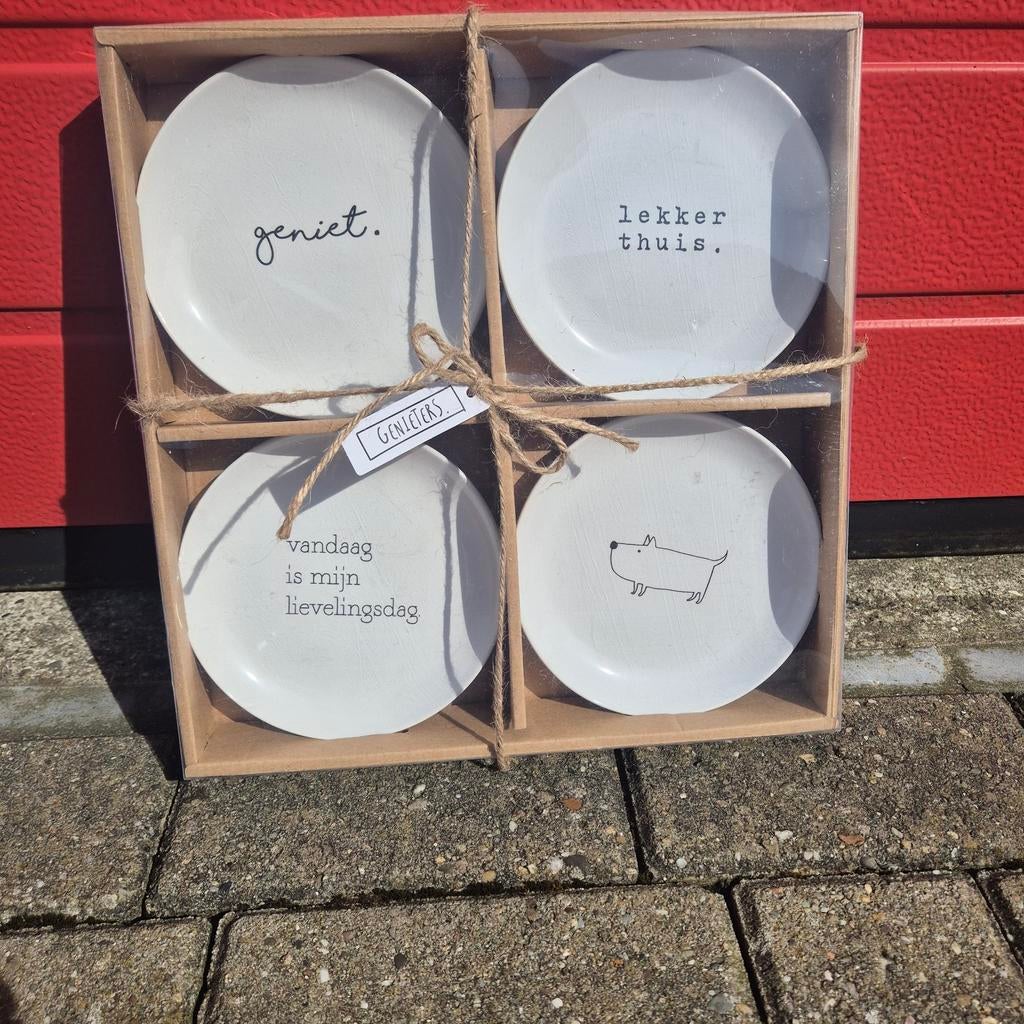 Partij Gusta decoratieve bordjes, Ophalen, Nieuw, Bord